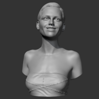 kirsten dunst 3D print model - Thumbnail 1