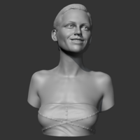 kirsten dunst 3D print model - Thumbnail 2