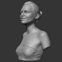 kirsten dunst 3D print model - Thumbnail 5