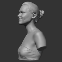 kirsten dunst 3D print model - Thumbnail 6