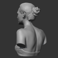 kirsten dunst 3D print model - Thumbnail 7