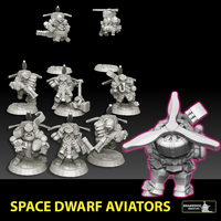 Small Space Dwarf Rocketeers 3D Printing 477127