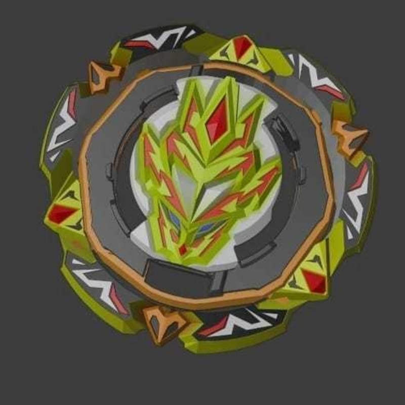 Bu Beyblade Throne Trident