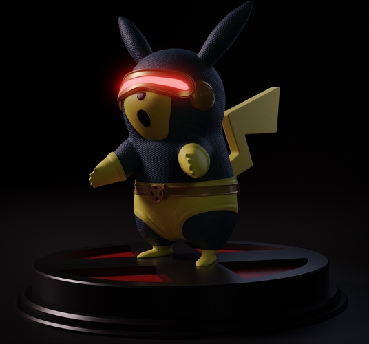 Pikachu X-Man 3D Print 477325