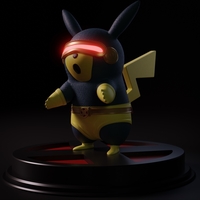 Small Pikachu X-Man 3D Printing 477325