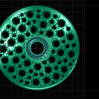 EARRING WITH GEMS 3D PRINT MODEL STL - Thumbnail 2