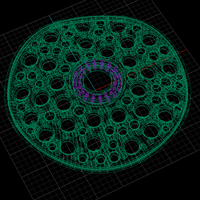 EARRING WITH GEMS 3D PRINT MODEL STL - Thumbnail 6