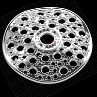 EARRING WITH GEMS 3D PRINT MODEL STL - Thumbnail 7