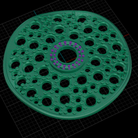 EARRING WITH GEMS 3D PRINT MODEL STL - Thumbnail 8