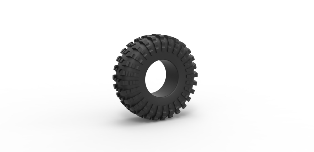 Diecast rock bouncer Super Swamper TSL SX modified tire 1:25 3D Print 477441