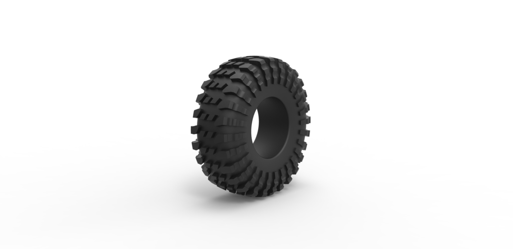 Diecast rock bouncer Super Swamper TSL SX modified tire 1:25 3D Print 477442