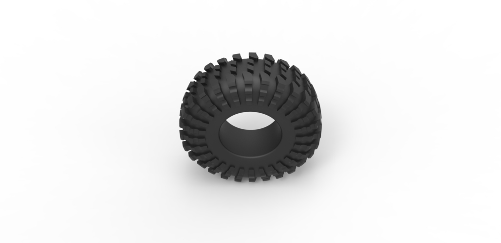 Diecast rock bouncer Super Swamper TSL SX modified tire 1:25 3D Print 477446