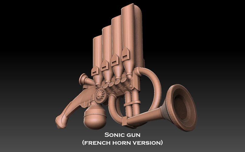 Steampunk Pistol Megapack 3D Print 477454