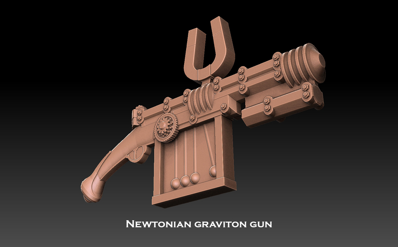 Steampunk Pistol Megapack 3D Print 477455