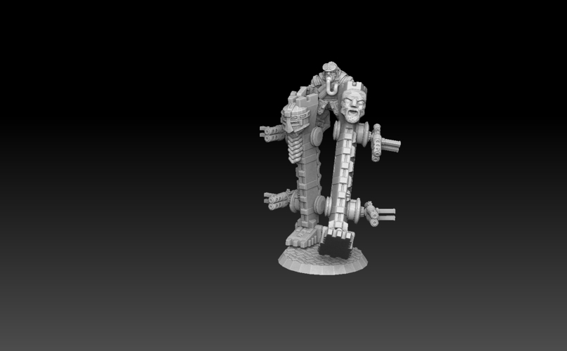 Space Dwarf War Stilts 3D Print 477473