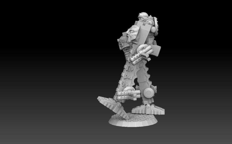 Space Dwarf War Stilts 3D Print 477475