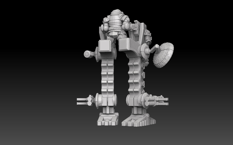 Space Dwarf War Stilts 3D Print 477480
