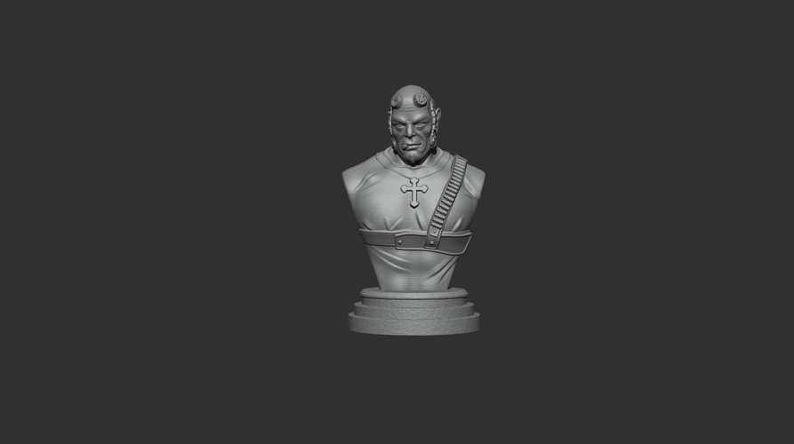 Hellboy's bust 3D Print 477501