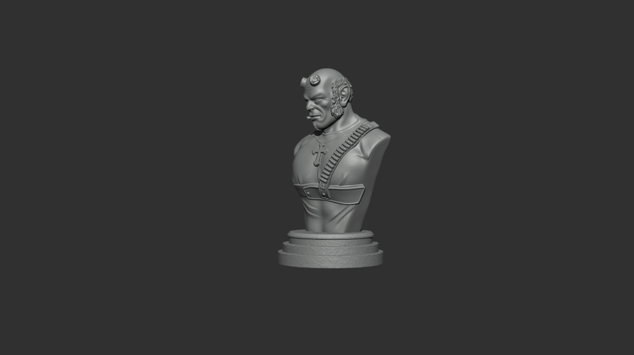 Hellboy's bust 3D Print 477502