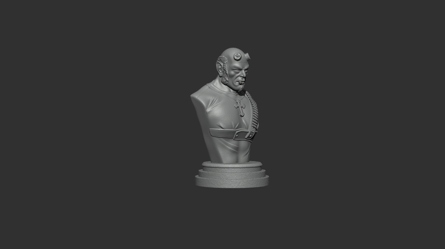 Hellboy's bust 3D Print 477503