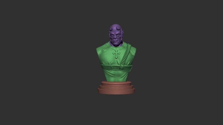 Hellboy's bust 3D Print 477504