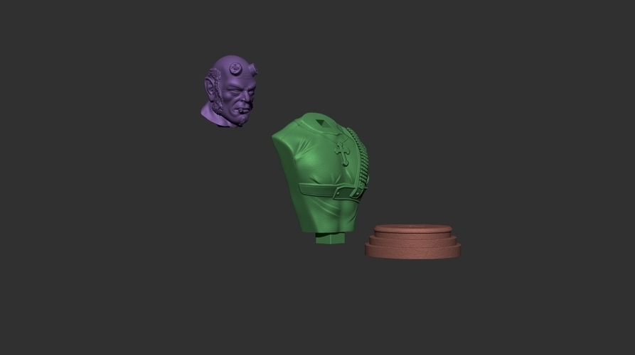 Hellboy's bust 3D Print 477507