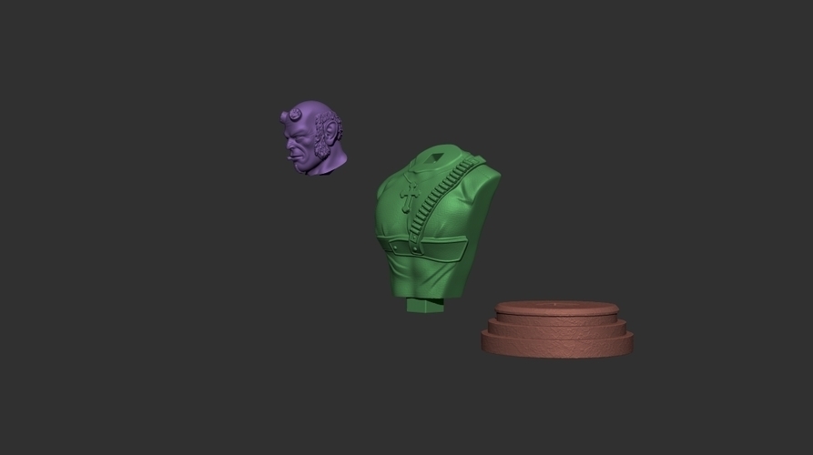 Hellboy's bust 3D Print 477509