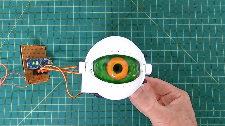 51mm 3D printed animatronic eye mechanism 3D Print 477512