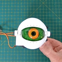 Small 51mm 3D printed animatronic eye mechanism 3D Printing 477512