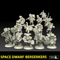 Small Space Dwarf Berserkers 3D Printing 477529