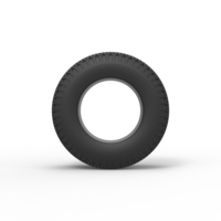 Diecast rear tire of vintage dragster Version 2 Scale 1:10 - Thumbnail 4