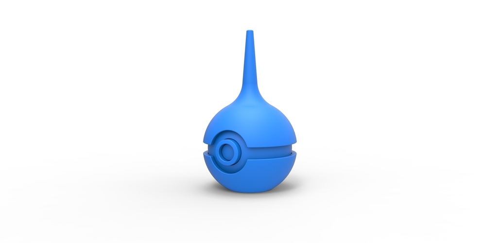 3D Printed Pokeball Enema bulb by CosplayItemsRock | Pinshape