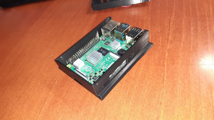 Socket case for Raspberry Pi 4 with fan 3D Print 477629