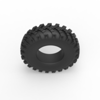 Diecast military Ural tire OI-25 Scale 1 to 25 - Thumbnail 6