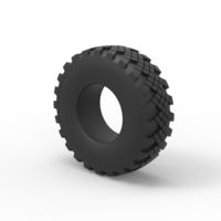 Diecast military Ural tire KAMA-1260 Scale 1 to 25 - Thumbnail 7