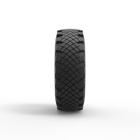 Diecast military Ural tire KAMA-1260-1 Scale 1 to 25 - Thumbnail 4