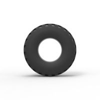 Diecast military Ural tire KAMA-1260-1 Scale 1 to 25 - Thumbnail 5