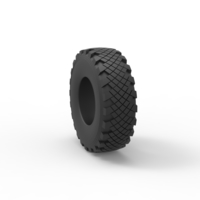 Diecast military Ural tire KAMA-1260-1 Scale 1 to 25 - Thumbnail 8