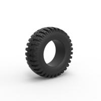 Diecast military Ural tire O-47A Scale 1 to 25 - Thumbnail 1