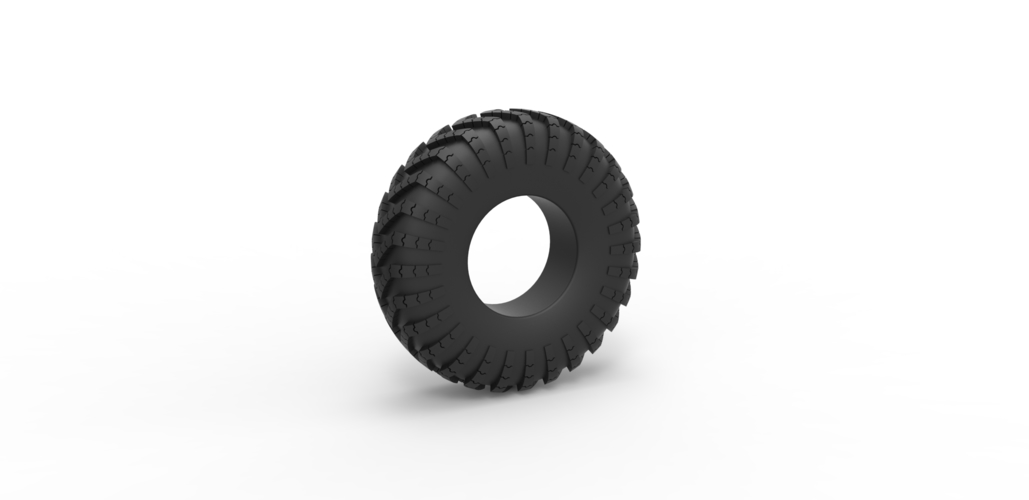 Diecast military tire I-159 Scale 1 to 25 3D Print 477750