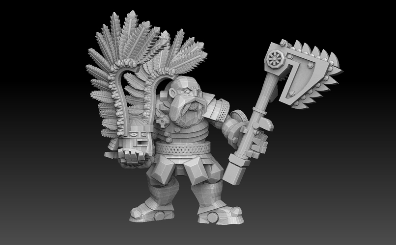 Astroknight Dwarves Heavy Squad 3D Print 477758