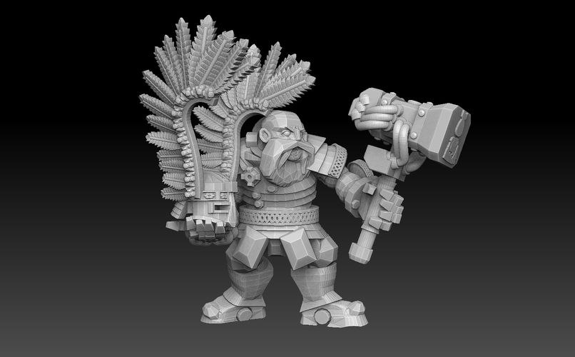 Astroknight Dwarves Heavy Squad 3D Print 477759