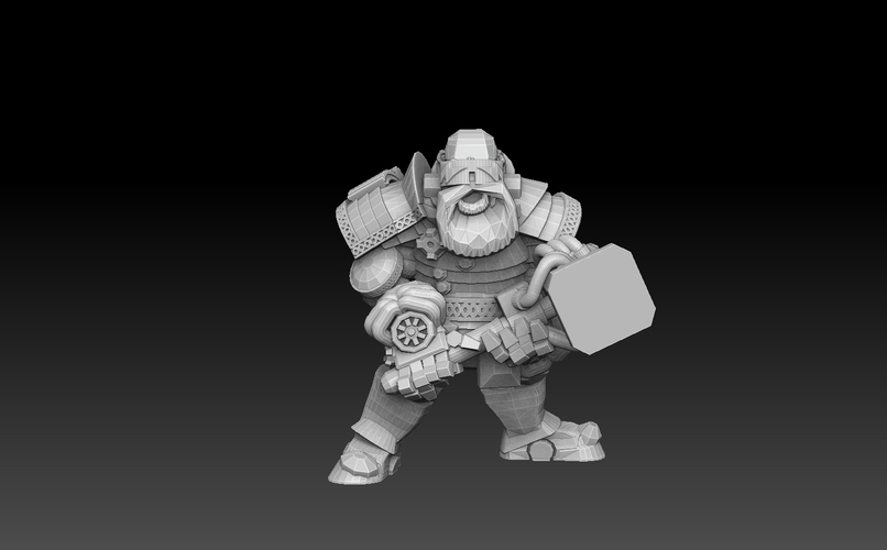 Astroknight Dwarves Heavy Squad 3D Print 477760