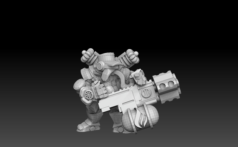 Astroknight Dwarves Heavy Squad 3D Print 477762