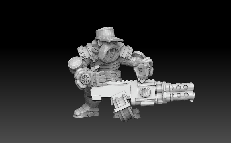 Astroknight Dwarves Heavy Squad 3D Print 477765