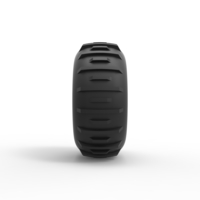 Diecast low pressure Forester 1370 tire Scale 1 to 25 - Thumbnail 4