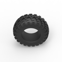 Diecast military KRAZ tire VID-201 Scale 1 to 25 - Thumbnail 6