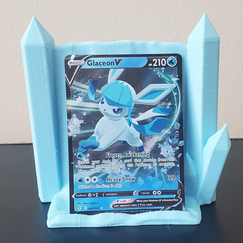 Pokemon Card Stand - Water and Ice 3D Print 477814