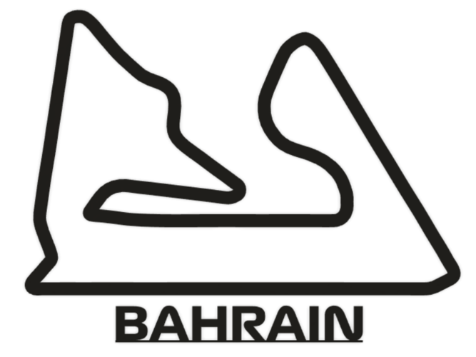 Formula 1 Bahrain Track Wall Art 3D Print 477911