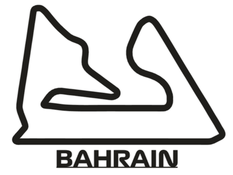 Formula 1 Bahrain Track Wall Art